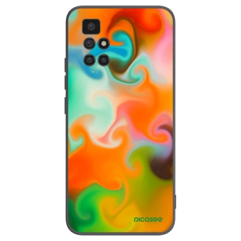 Picasee silikonowe czarne etui na Xiaomi Redmi 10 (2022) - Juice