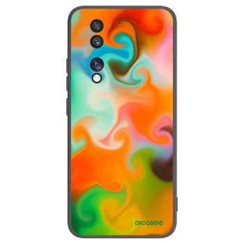 Picasee silikonowe czarne etui na Honor 70 - Juice