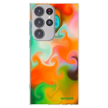 Picasee silikonowe przeźroczyste etui na Samsung Galaxy S23 Ultra 5G - Juice