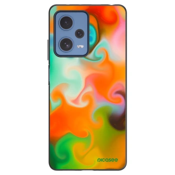 Picasee silikonowe czarne etui na Xiaomi Redmi Note 12 Pro 5G - Juice