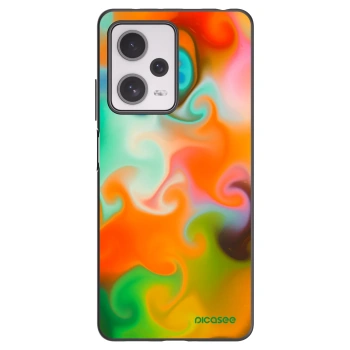 Picasee silikonowe czarne etui na Xiaomi Redmi Note 12 Pro+ 5G - Juice