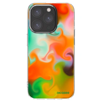 Picasee silikonowe przeźroczyste etui na Apple iPhone 15 Pro - Juice