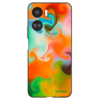 Picasee silikonowe czarne etui na Honor 90 Lite 5G - Juice