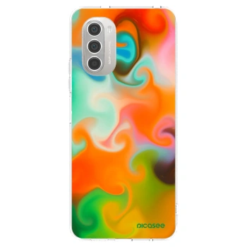 Picasee silikonowe przeźroczyste etui na Motorola Moto G51 - Juice