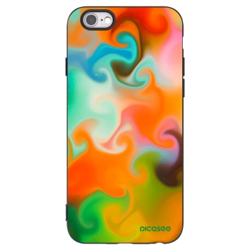 Picasee silikonowe czarne etui na Apple iPhone 6/6S - Juice