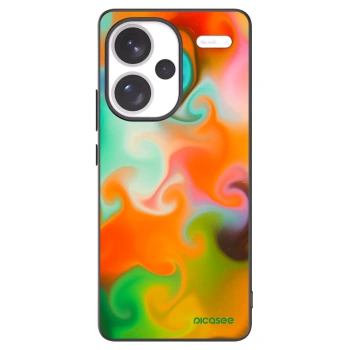 Picasee silikonowe czarne etui na Xiaomi Redmi Note 13 Pro+ 5G - Juice