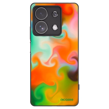 Picasee silikonowe czarne etui na Xiaomi Redmi Note 13 Pro 4G - Juice