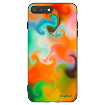 Picasee silikonowe czarne etui na Apple iPhone 7 Plus - Juice