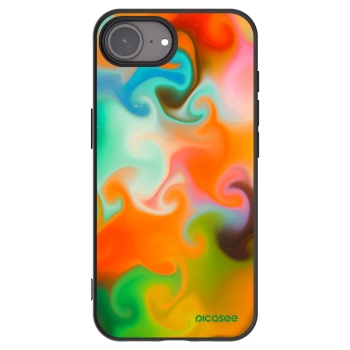 Picasee silikonowe czarne etui na Apple iPhone 16e - Juice