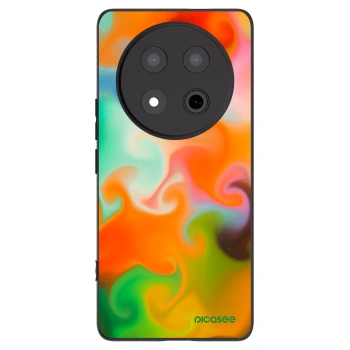 Picasee silikonowe czarne etui na Honor Magic7 Lite 5G - Juice