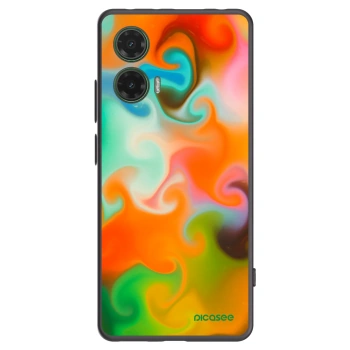 Picasee silikonowe czarne etui na Motorola Moto G35 5G - Juice