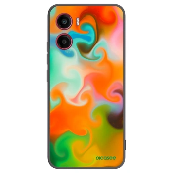 Picasee silikonowe czarne etui na Motorola Moto G05 - Juice
