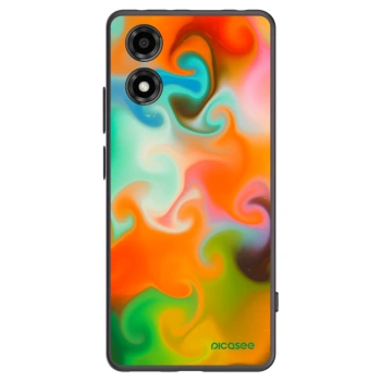 Picasee silikonowe czarne etui na Motorola Moto E14 - Juice