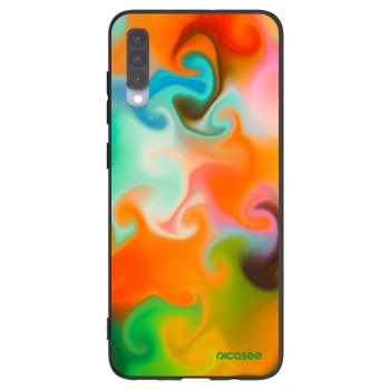 Picasee silikonowe czarne etui na Samsung Galaxy A70 A705F - Juice