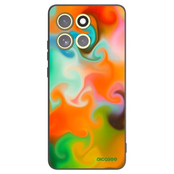 Picasee silikonowe czarne etui na Motorola Moto G86 5G - Juice
