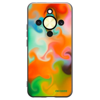 Picasee silikonowe czarne etui na Honor Magic8 Lite 5G - Juice