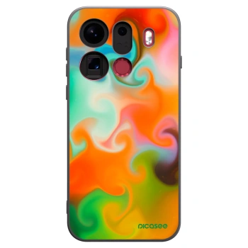 Picasee silikonowe czarne etui na OPPO Find X9 Pro - Juice