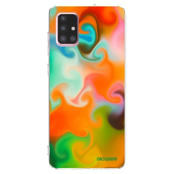 Picasee silikonowe przeźroczyste etui na Samsung Galaxy A71 A715F - Juice