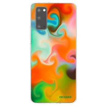 Picasee silikonowe przeźroczyste etui na Samsung Galaxy S20 G980F - Juice