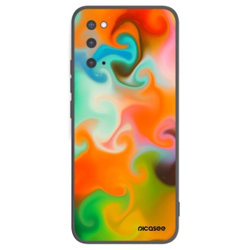 Picasee silikonowe czarne etui na Samsung Galaxy S20 G980F - Juice