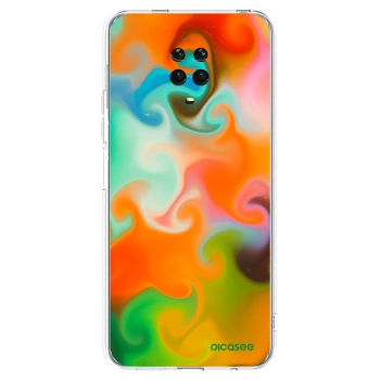 Picasee silikonowe przeźroczyste etui na Xiaomi Redmi Note 9 Pro - Juice