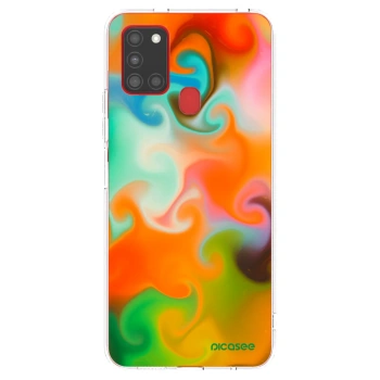 Picasee silikonowe przeźroczyste etui na Samsung Galaxy A21s - Juice