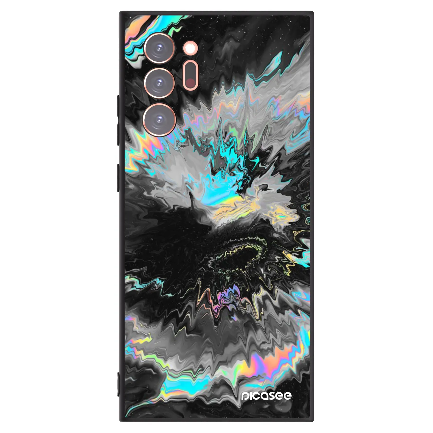 Picasee silikonowe czarne etui na Samsung Galaxy Note 20 Ultra - Magnetic