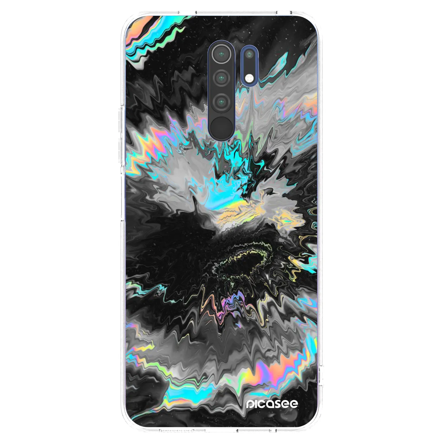 Picasee silikonowe przeźroczyste etui na Xiaomi Redmi 9 - Magnetic