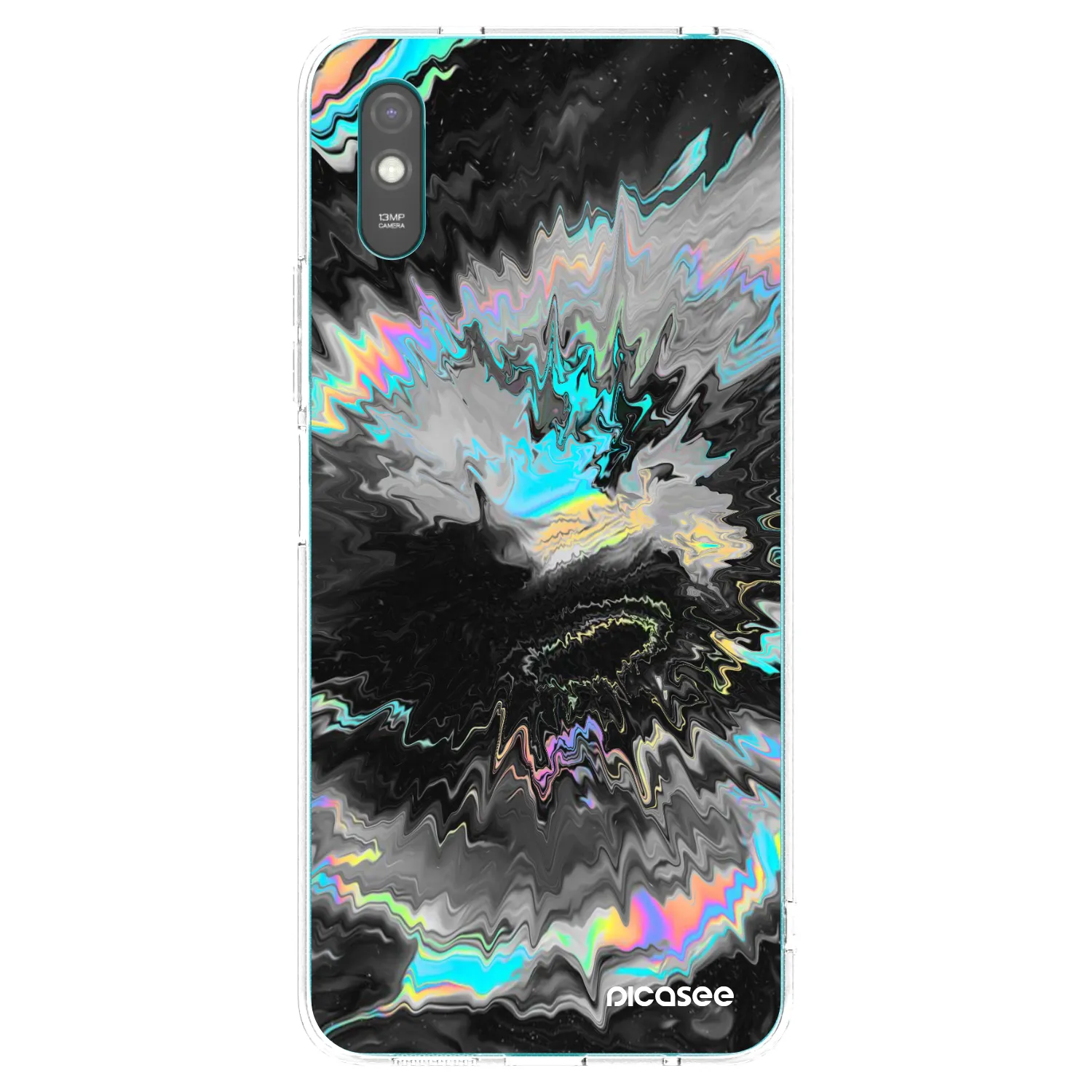 Picasee silikonowe przeźroczyste etui na Xiaomi Redmi 9A - Magnetic