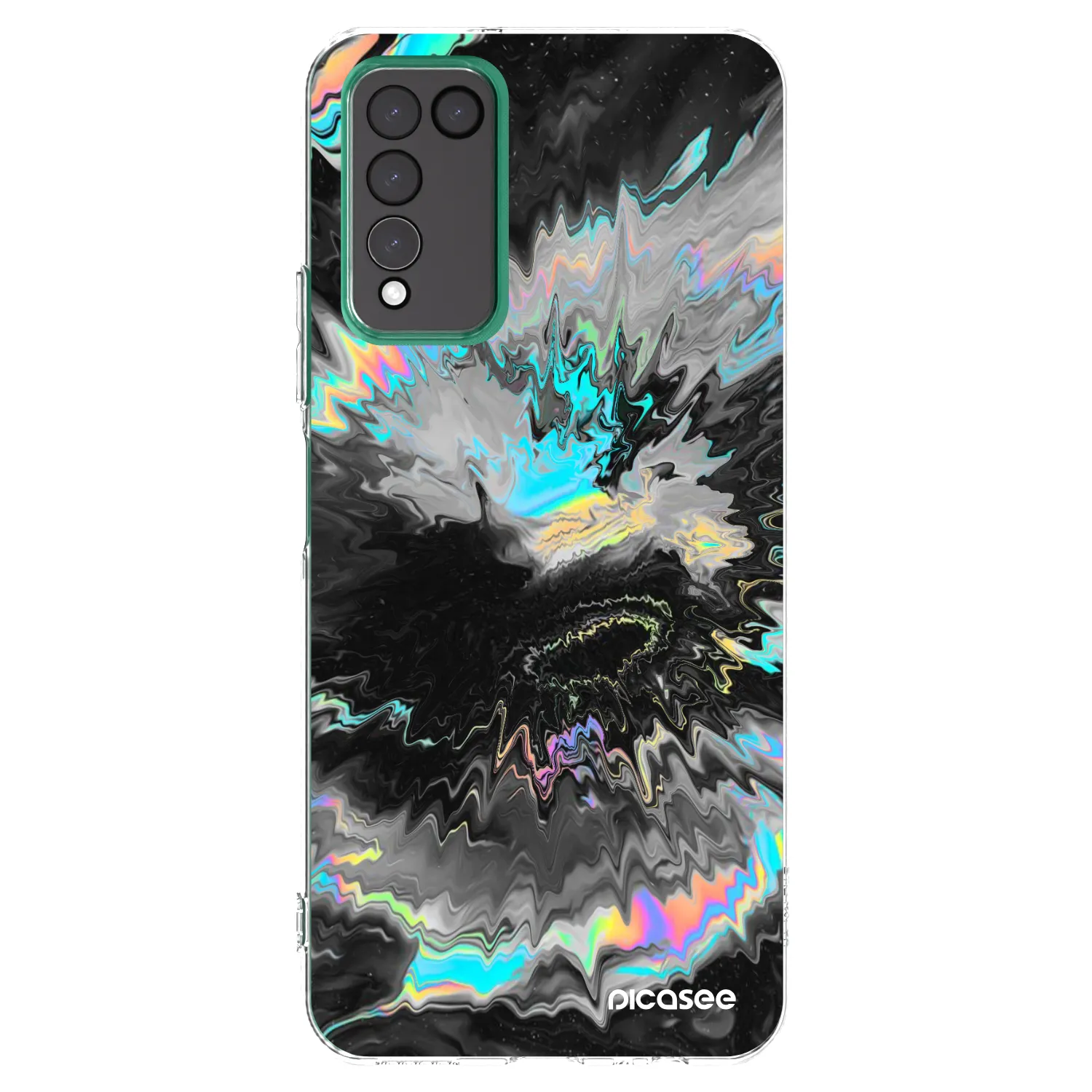 Picasee silikonowe przeźroczyste etui na Honor 10X Lite - Magnetic