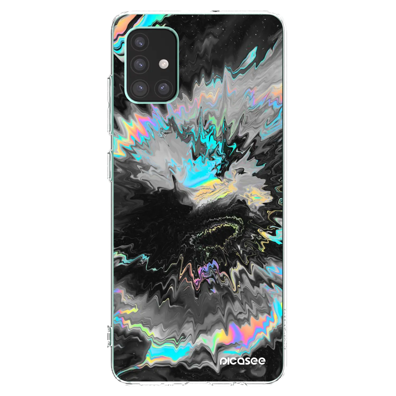 Picasee silikonowe przeźroczyste etui na Samsung Galaxy M51 M515F - Magnetic