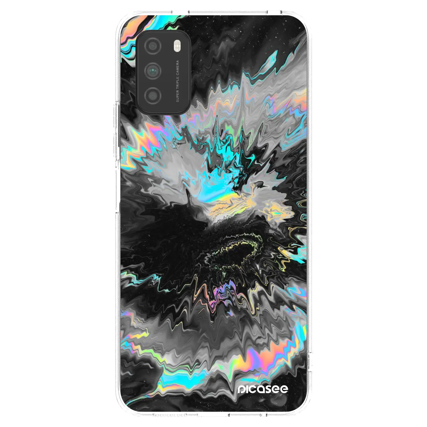 Picasee silikonowe przeźroczyste etui na Xiaomi Poco M3 - Magnetic