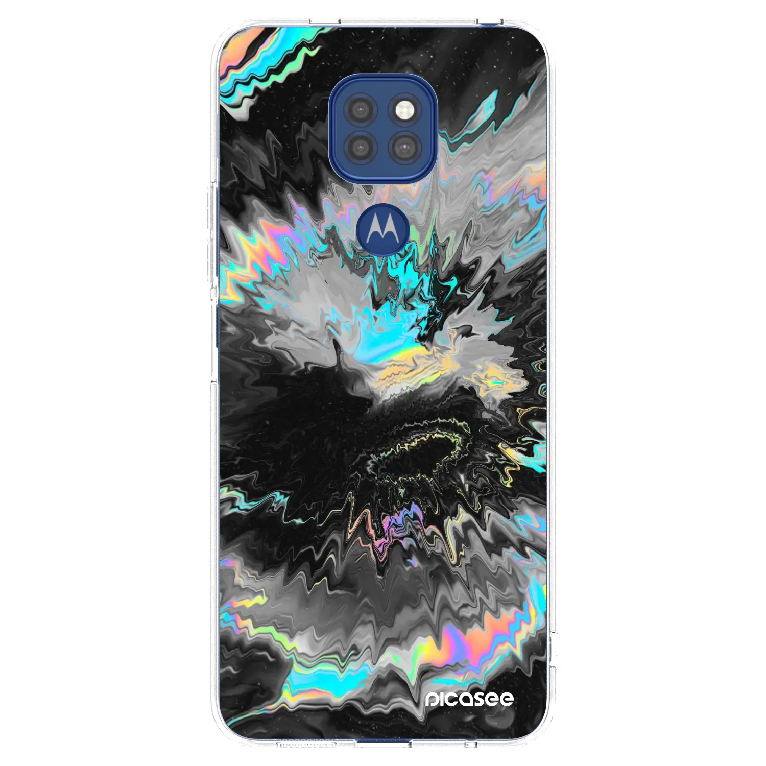 Picasee silikonowe przeźroczyste etui na Motorola Moto G9 Play - Magnetic