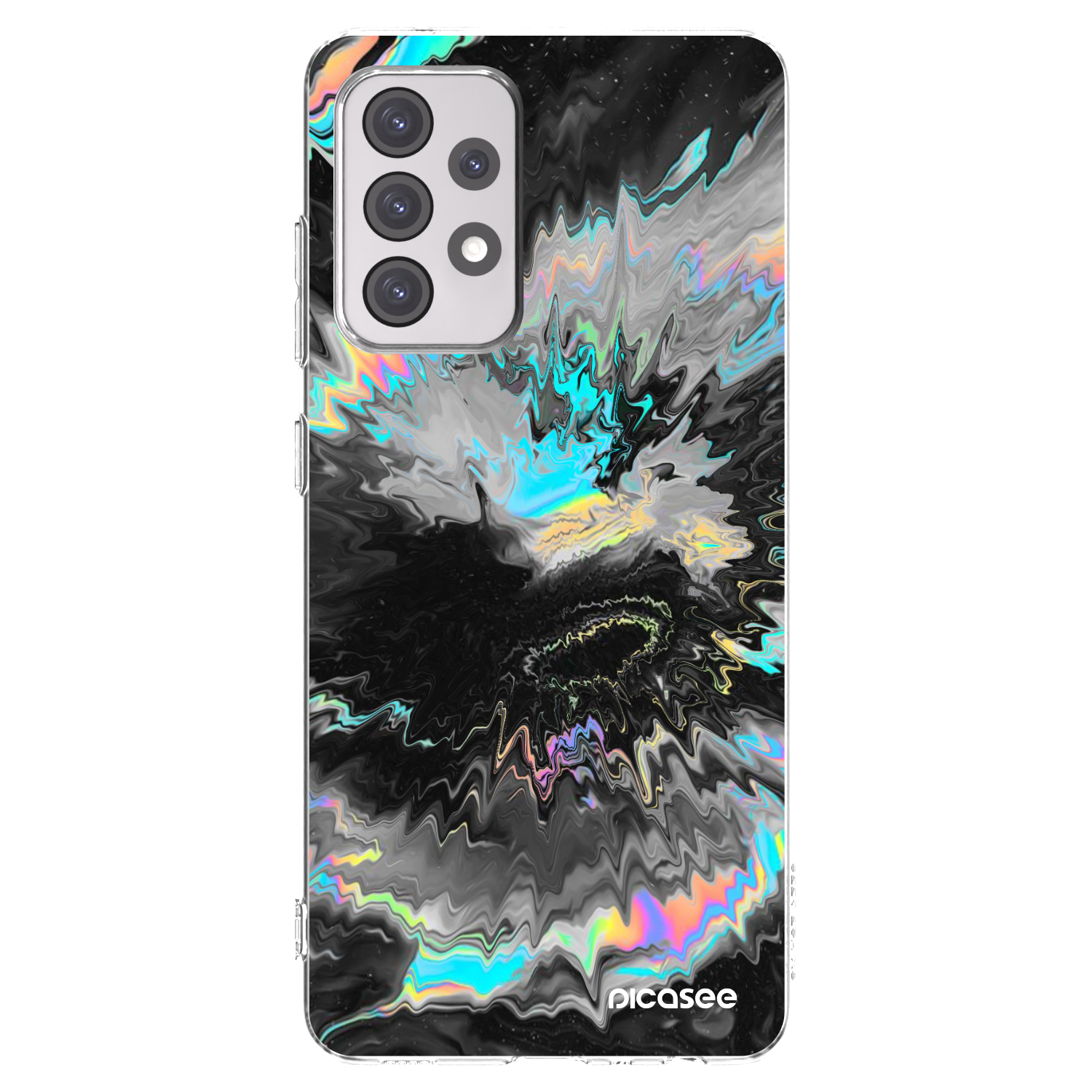 Picasee silikonowe przeźroczyste etui na Samsung Galaxy A52 5G A525F - Magnetic