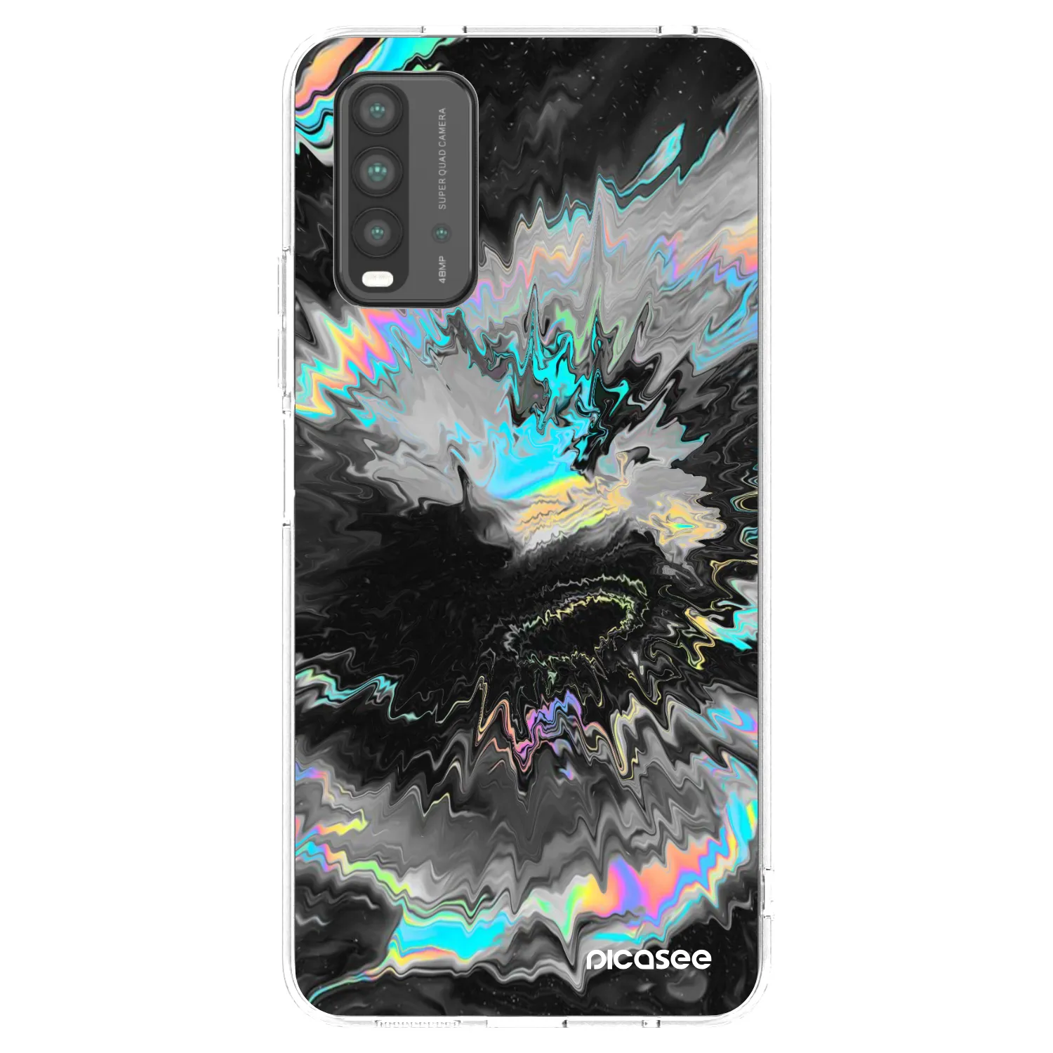Picasee silikonowe przeźroczyste etui na Xiaomi Redmi 9T - Magnetic