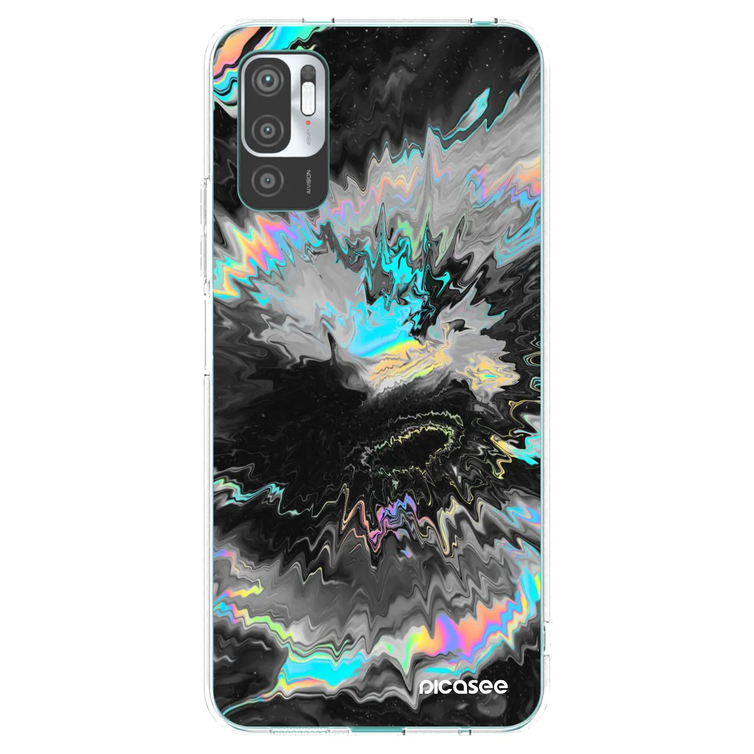 Picasee silikonowe przeźroczyste etui na Xiaomi Redmi Note 10 5G - Magnetic