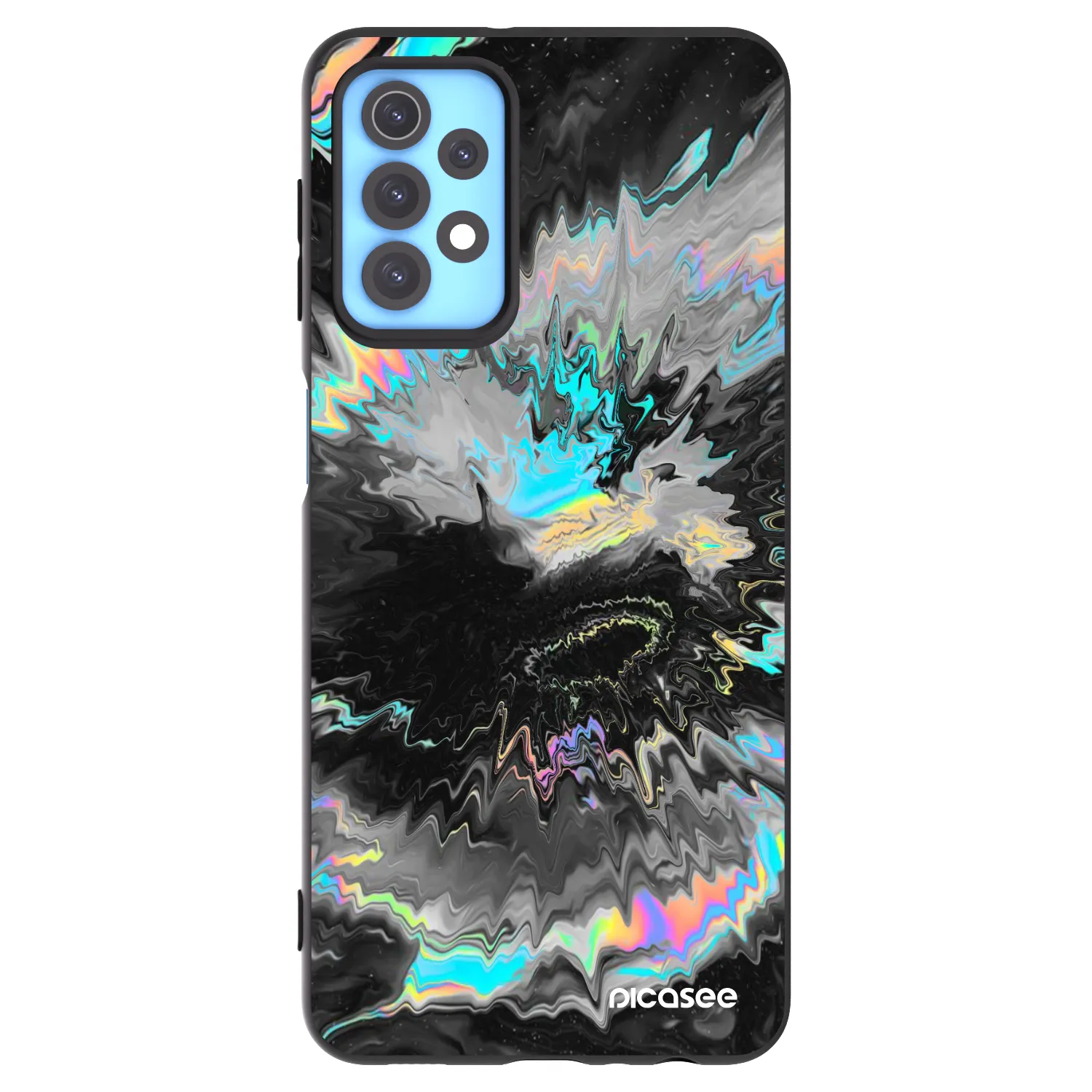 Picasee silikonowe czarne etui na Samsung Galaxy A32 4G SM-A325F - Magnetic