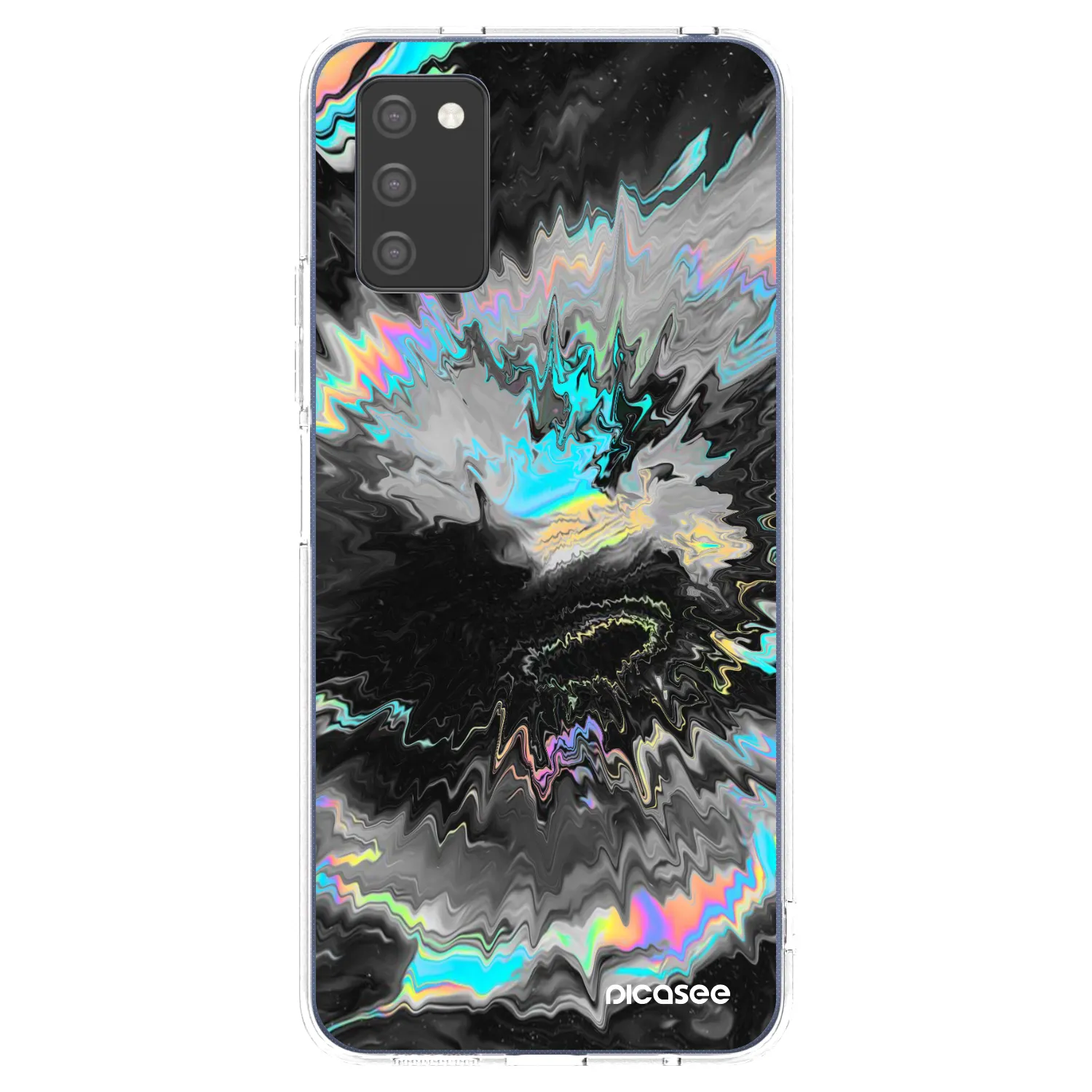 Picasee silikonowe przeźroczyste etui na Samsung Galaxy A02s A025G - Magnetic