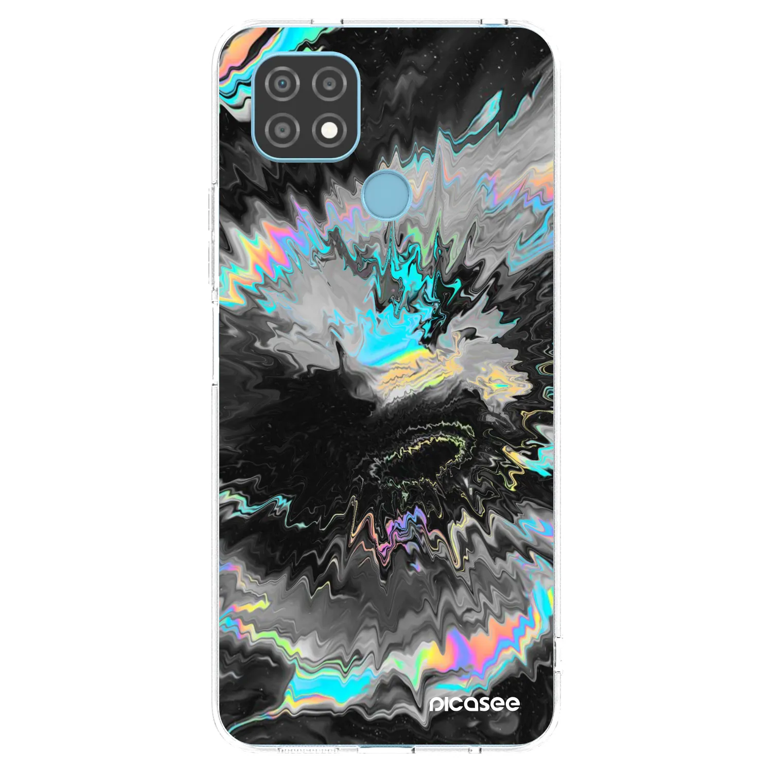 Picasee silikonowe przeźroczyste etui na Realme C21 - Magnetic