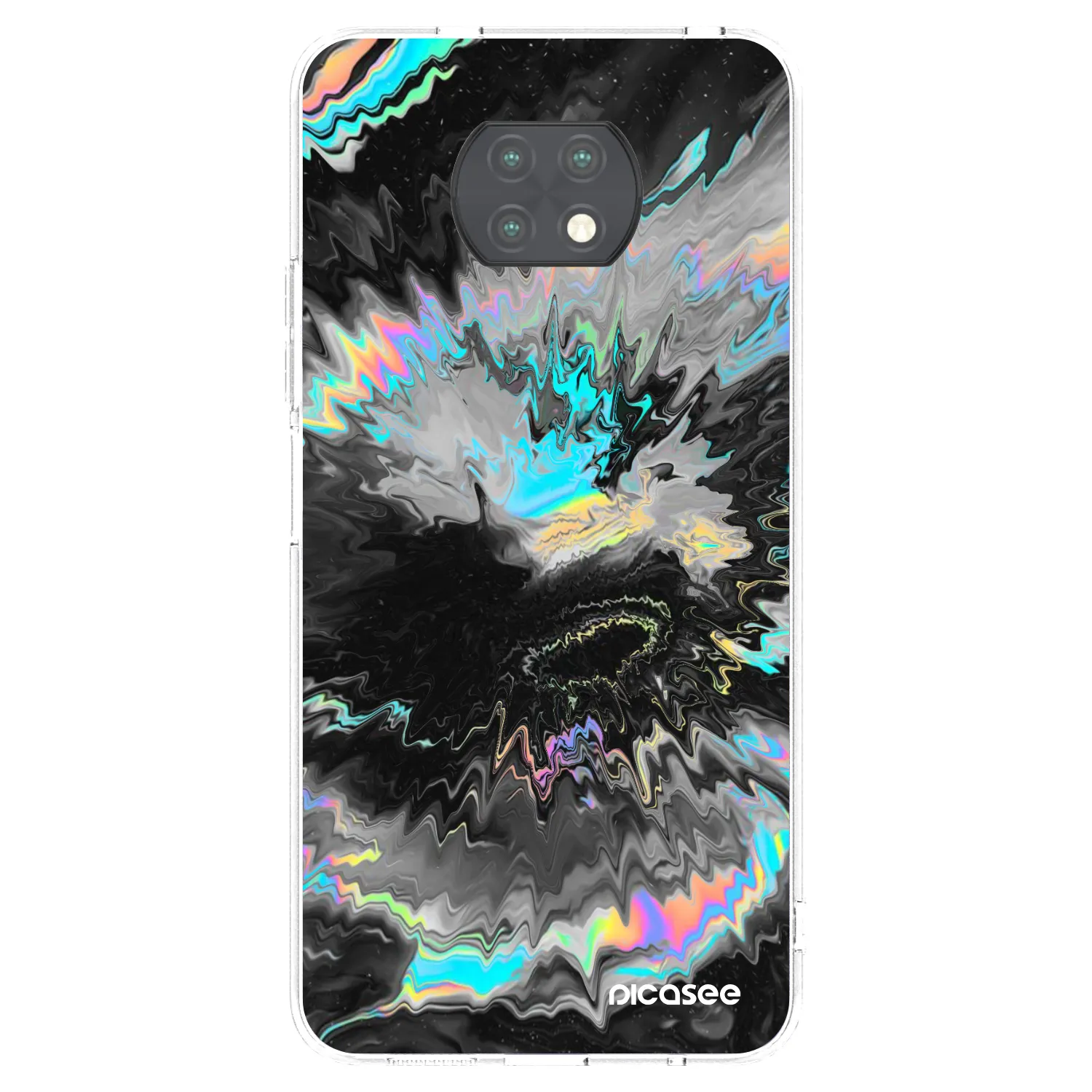 Picasee silikonowe przeźroczyste etui na Xiaomi Redmi Note 9T - Magnetic
