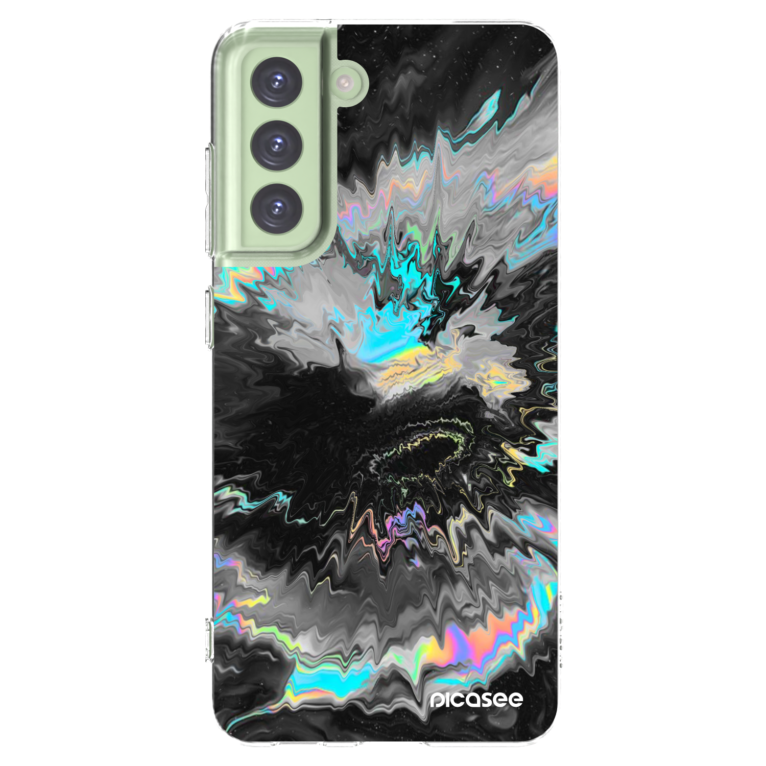 Picasee silikonowe przeźroczyste etui na Samsung Galaxy S21 FE 5G - Magnetic