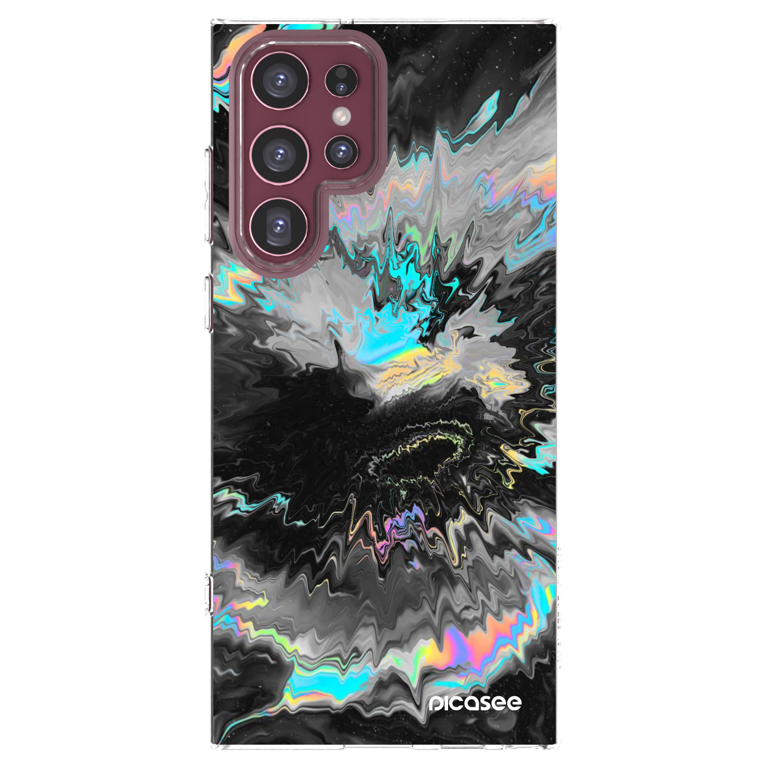Picasee silikonowe przeźroczyste etui na Samsung Galaxy S22 Ultra 5G - Magnetic