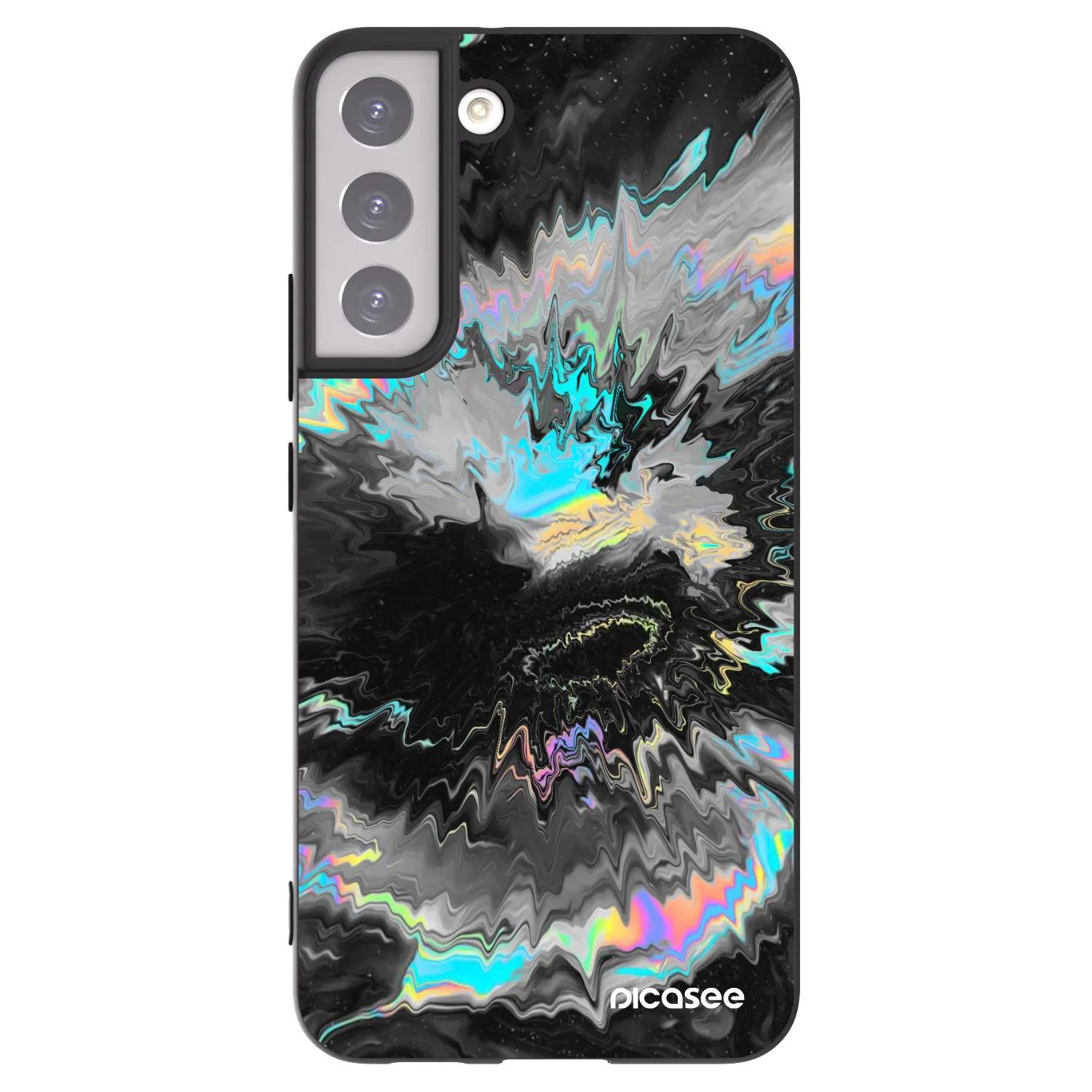 Picasee silikonowe czarne etui na Samsung Galaxy S22+ 5G - Magnetic