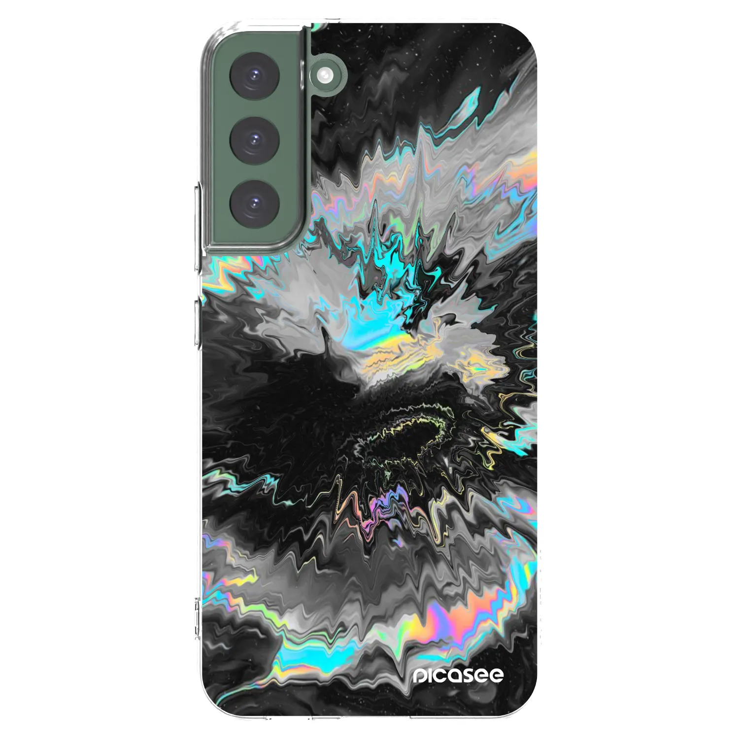 Picasee silikonowe przeźroczyste etui na Samsung Galaxy S22+ 5G - Magnetic