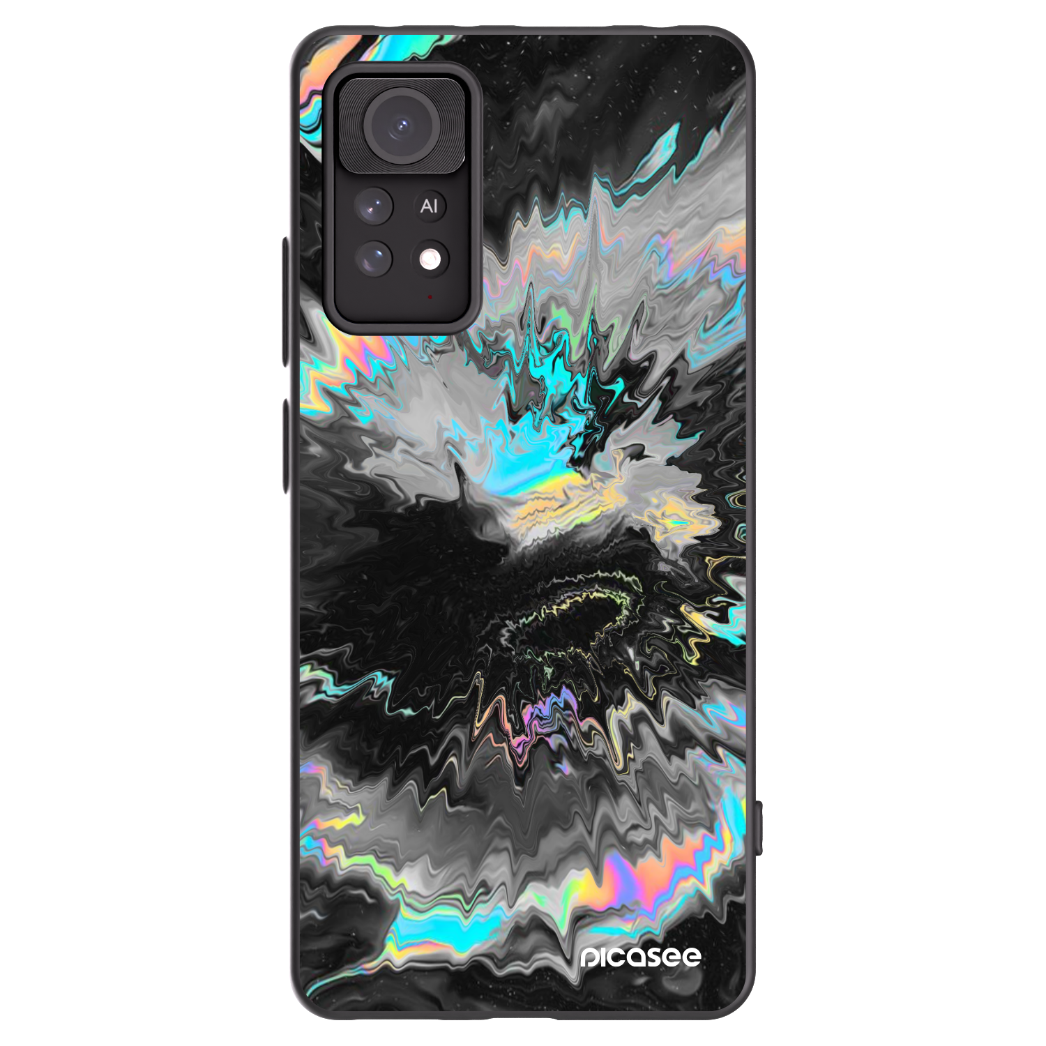 Picasee silikonowe czarne etui na Xiaomi Redmi Note 11 Pro 5G - Magnetic