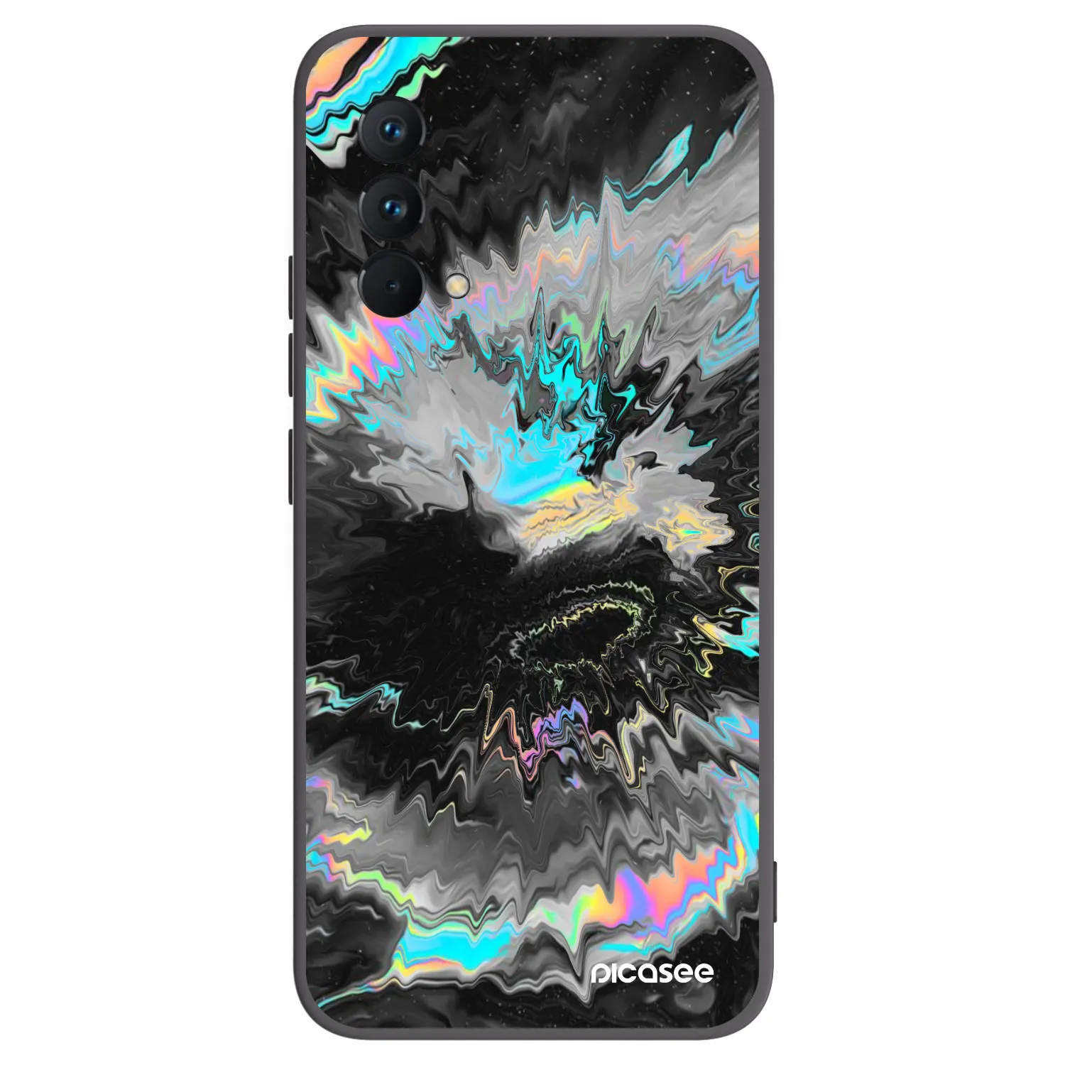 Picasee silikonowe czarne etui na Realme GT Master Edition 5G - Magnetic