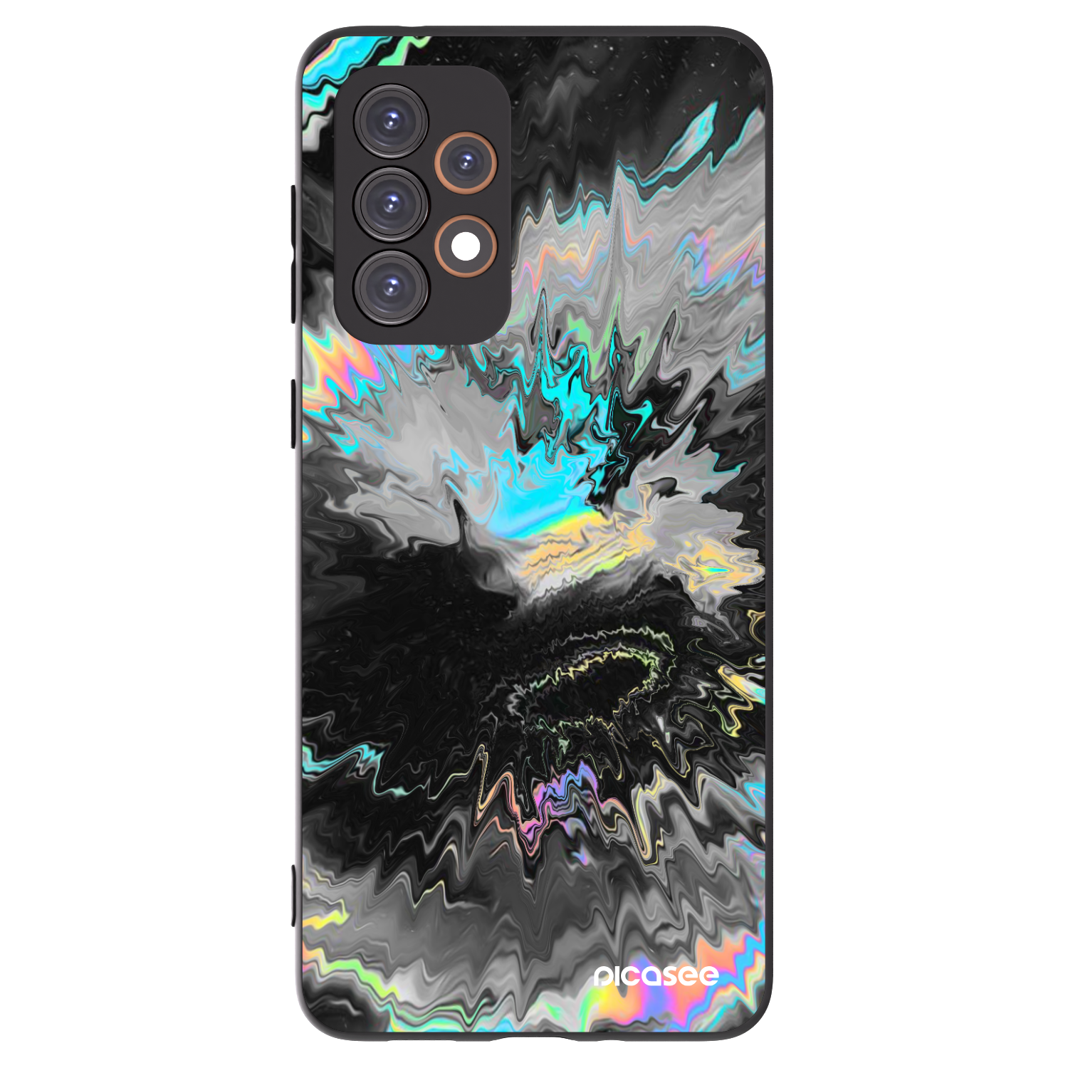 Picasee silikonowe czarne etui na Samsung Galaxy A33 5G A336 - Magnetic