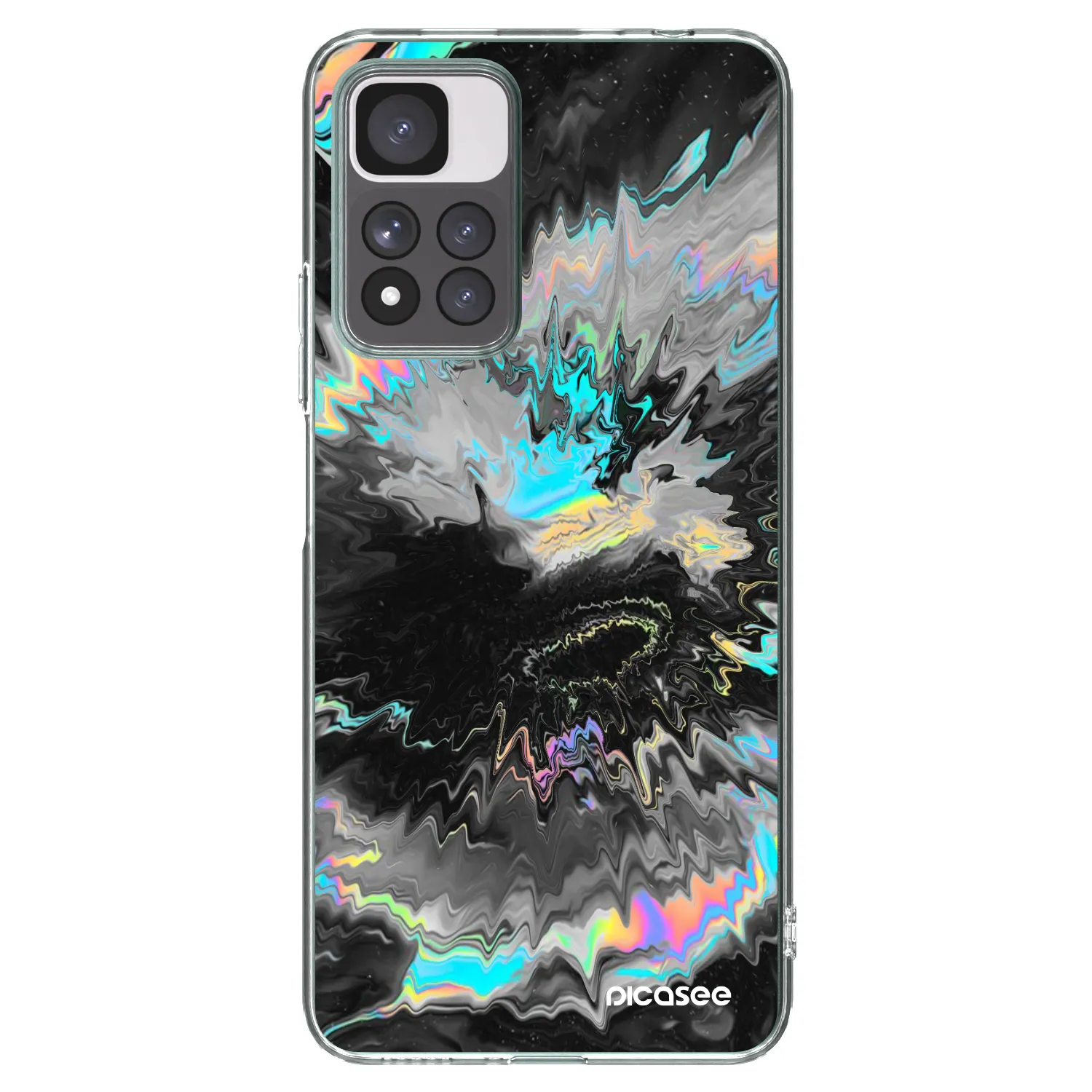Picasee silikonowe przeźroczyste etui na Xiaomi Redmi Note 11 Pro+ 5G - Magnetic