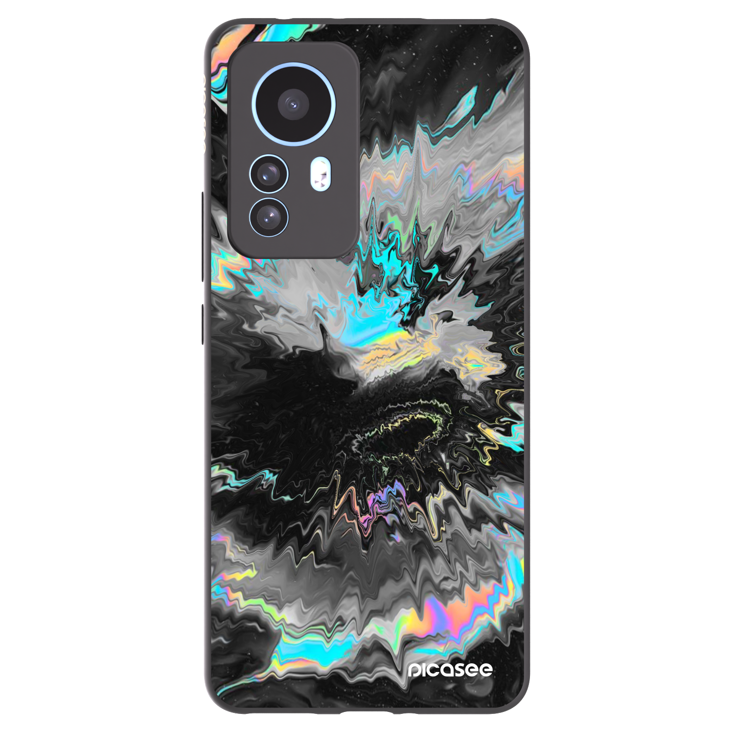 Picasee silikonowe czarne etui na Xiaomi 12T Pro - Magnetic