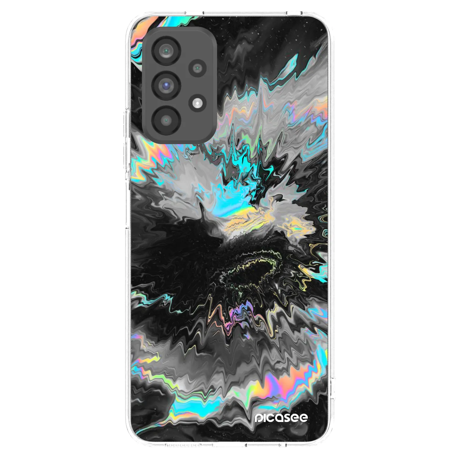 Picasee silikonowe przeźroczyste etui na Samsung Galaxy A73 5G - Magnetic